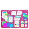 KIDS PINK VELVET VISION BOARD KIT